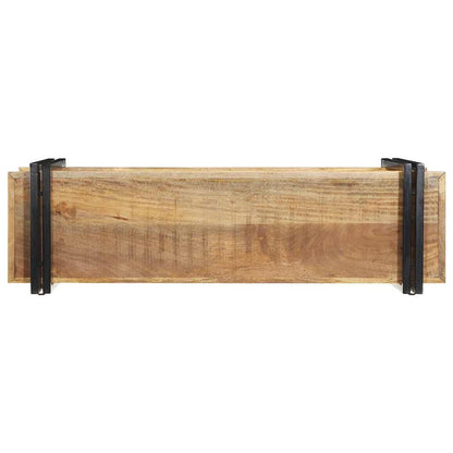 Vegghylle Tre 110x33x45 cm grovt heltre mangotre