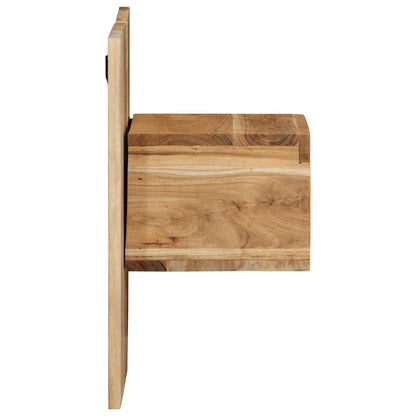 Nattbord Sengbord Tre Heltre Akasietre 50x27x50 cm
