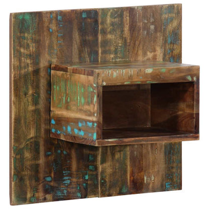 Nattbord Sengbord Tre Gjenvunnet Heltre flerfarget 50x27x50 cm