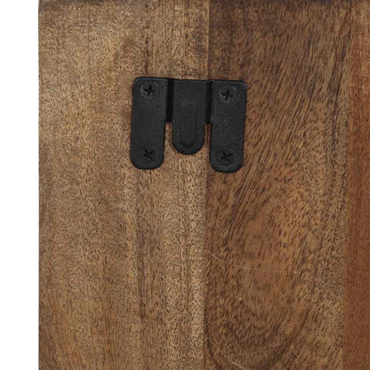 Nattbord Sengbord Tre Gjenvunnet Heltre flerfarget 60x32x80 cm