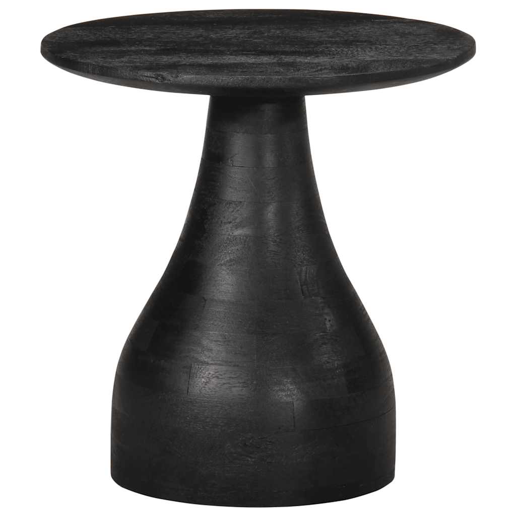 Sidebord Svart Ø40x40 cm heltre mango