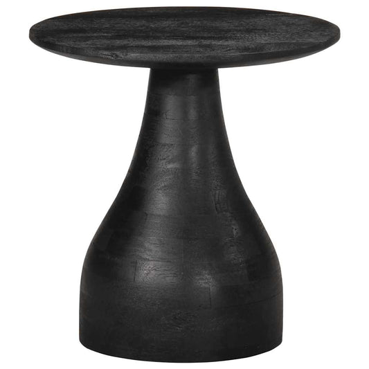 Sidebord Svart Ø40x40 cm heltre mango