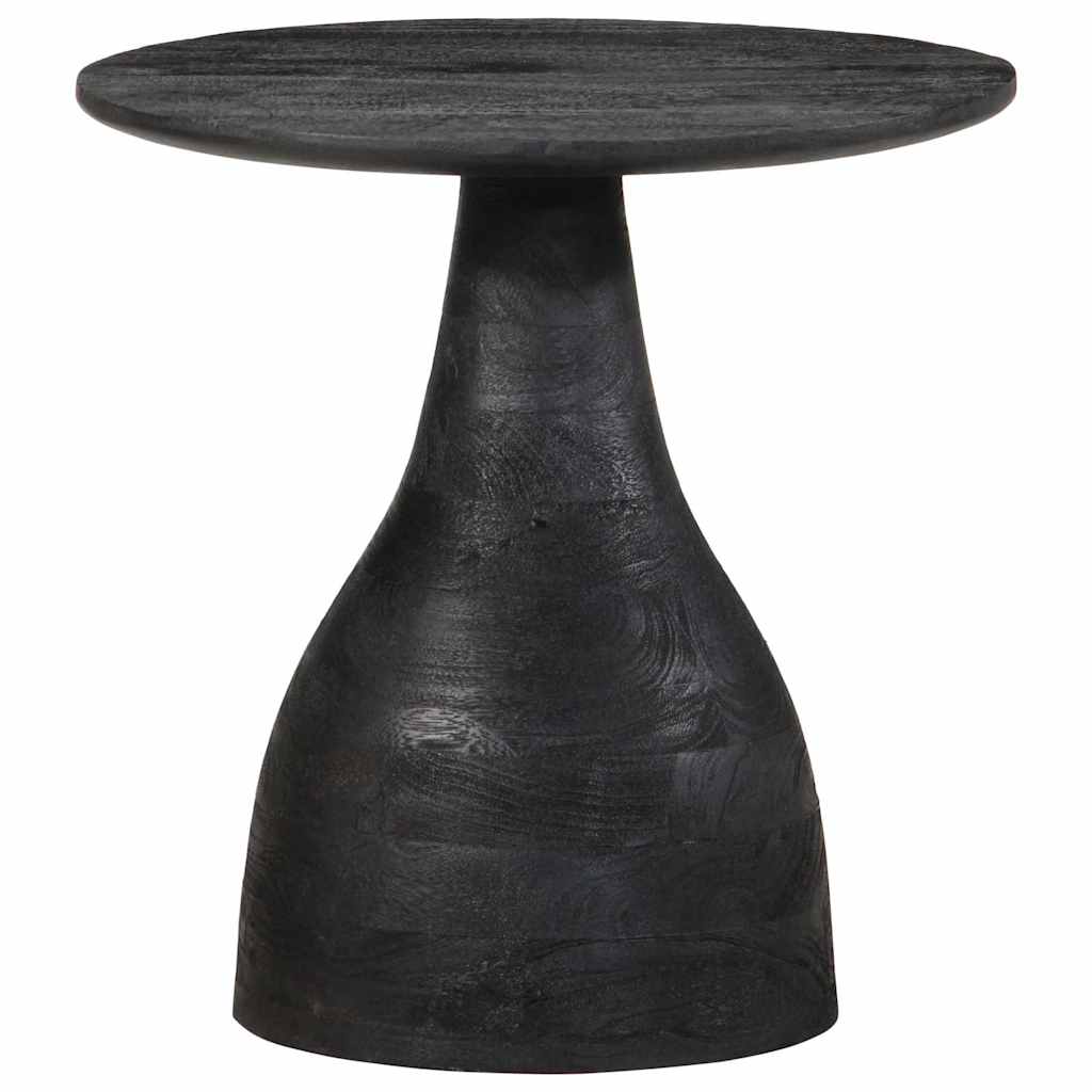 Sidebord Svart Ø40x40 cm heltre mango