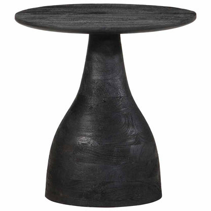 Sidebord Svart Ø40x40 cm heltre mango