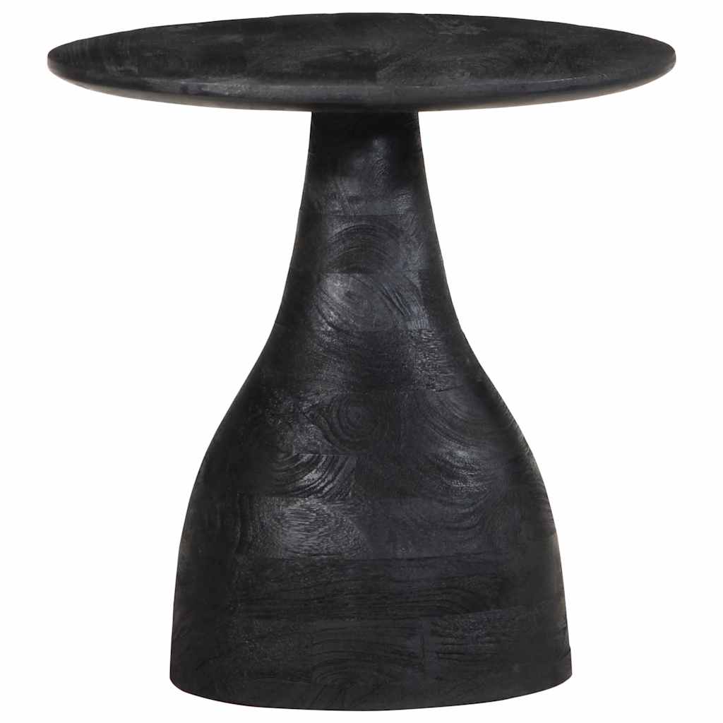 Sidebord Svart Ø40x40 cm heltre mango