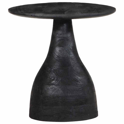 Sidebord Svart Ø40x40 cm heltre mango