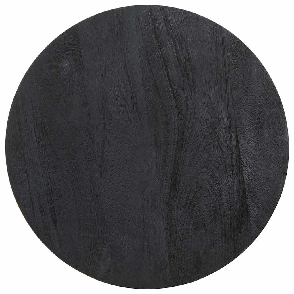 Sidebord Svart Ø40x40 cm heltre mango