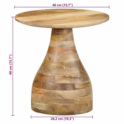 Sidebord Tre Ø40x40 cm heltre mango