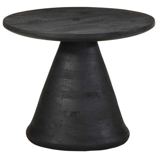 Sidebord Svart Ø50x40 cm heltre mango