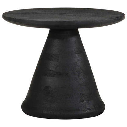 Sidebord Svart Ø50x40 cm heltre mango