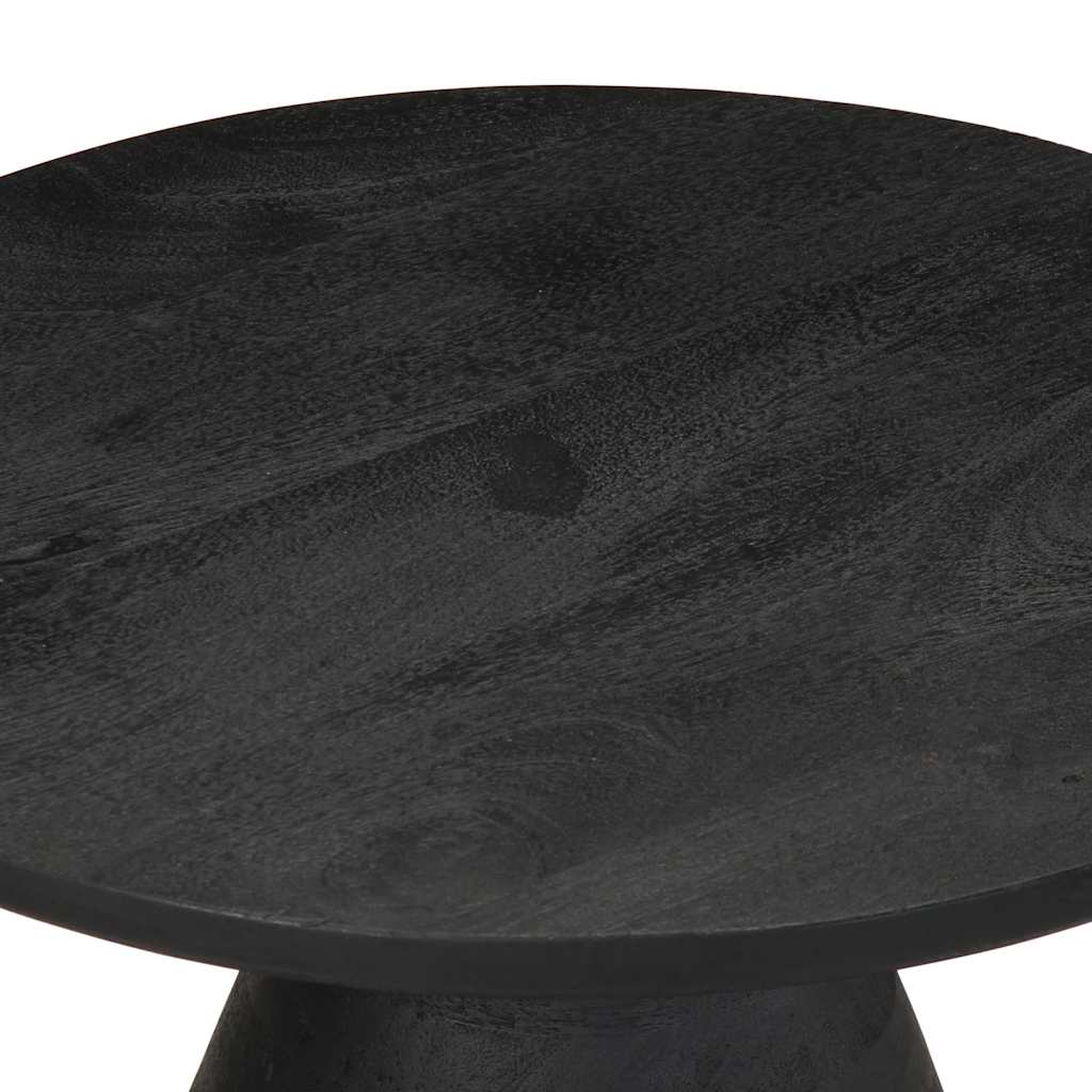 Sidebord Svart Ø50x40 cm heltre mango