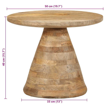 Sidebord Tre Ø50x40 cm heltre mango
