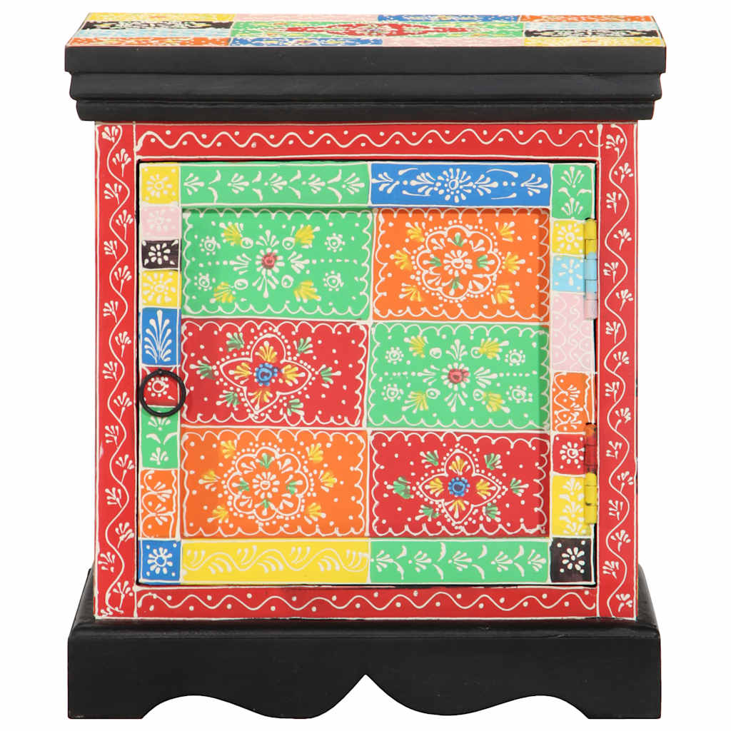 Nattbord Sengbord Tre heltre mangotre flerfarget 40x35x45 cm