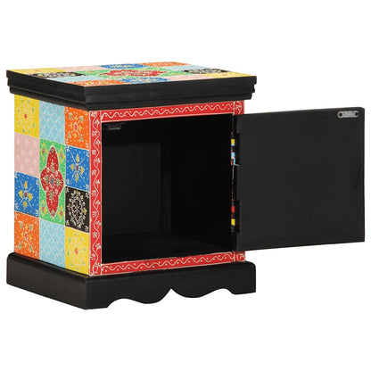 Nattbord Sengbord Tre heltre mangotre flerfarget 40x35x45 cm
