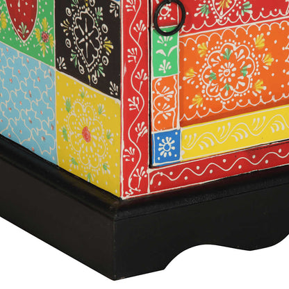 Nattbord Sengbord Tre heltre mangotre flerfarget 40x35x45 cm