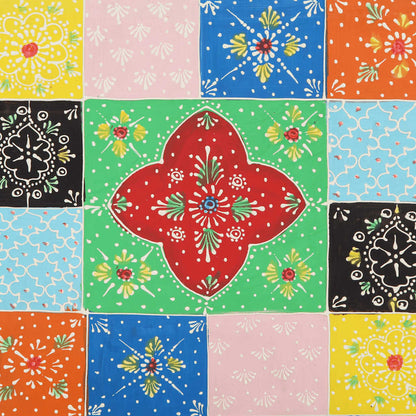 Nattbord Sengbord Tre heltre mangotre flerfarget 40x35x45 cm