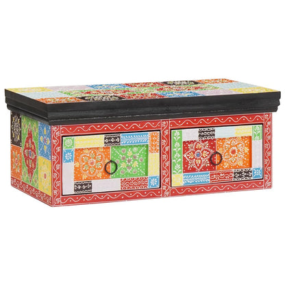 TV-Møbel Tre TV-Skap med skuff Flerfarget 60 x 30 x 24 cm Massivt mangotre