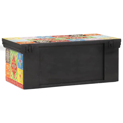 TV-Møbel Tre TV-Skap med skuff Flerfarget 60 x 30 x 24 cm Massivt mangotre