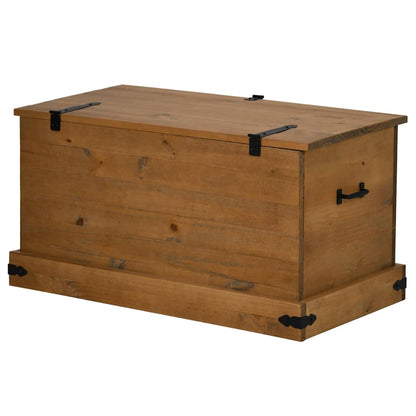 Oppbevaringskiste HALDEN 91x48x47 cm heltre furu