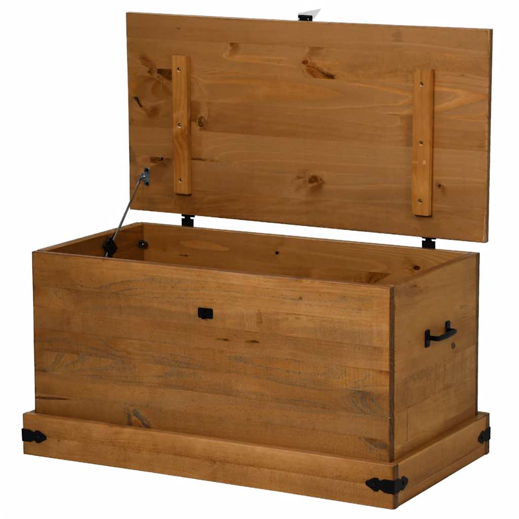 Oppbevaringskiste HALDEN 91x48x47 cm heltre furu