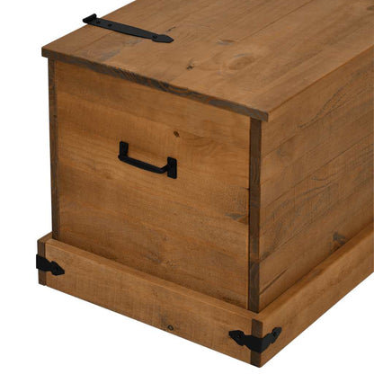 Oppbevaringskiste HALDEN 91x48x47 cm heltre furu