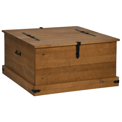 Oppbevaringskiste HALDEN 91x91x47 cm heltre furu