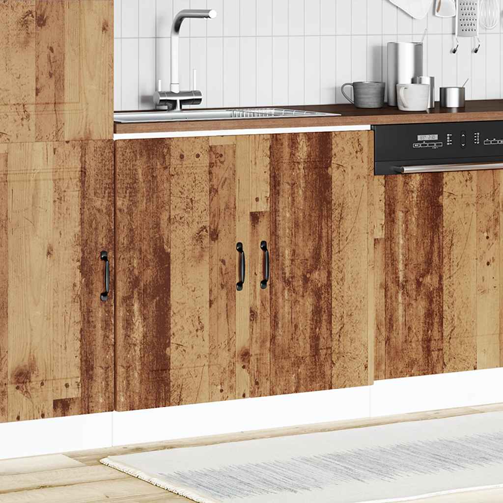 Kjøkkeninnredning Underskap Kalmar Gammelt Tre 80x46x81,5 cm Vask