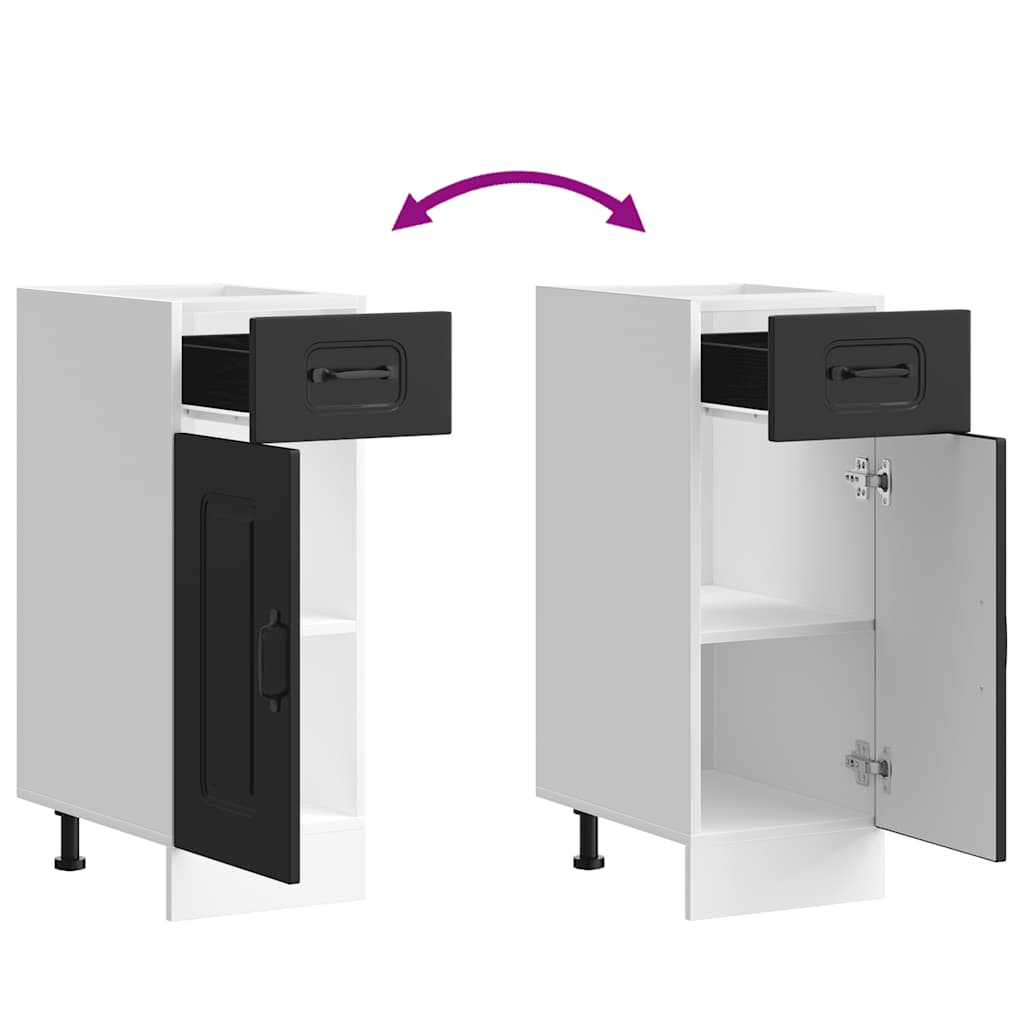 Kjøkkeninnredning Underskap Kalmar svart