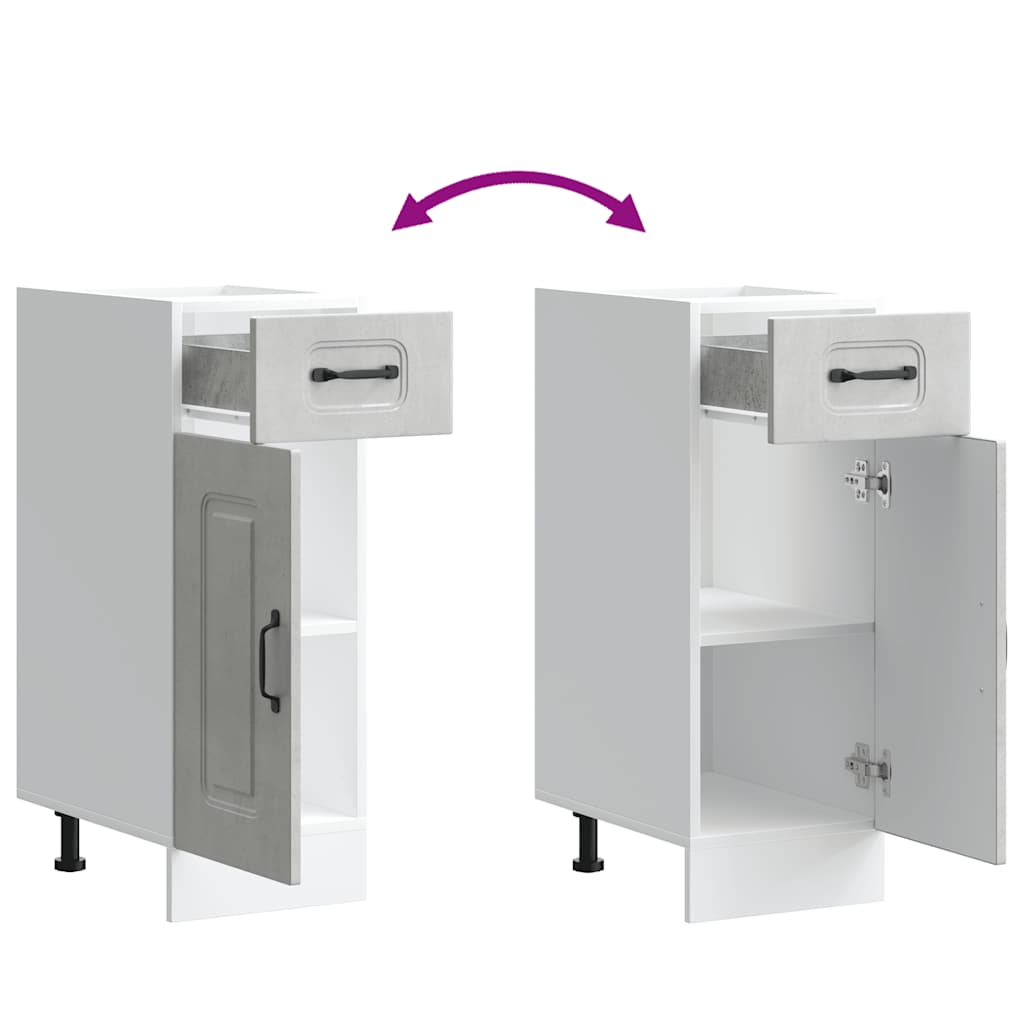 Kjøkkeninnredning Underskap Kalmar Betonggrå