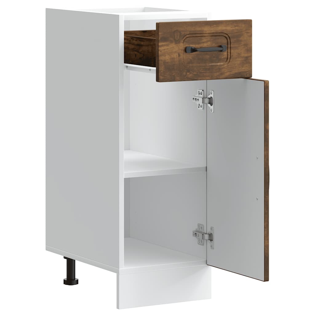 Kjøkkeninnredning Underskap Kalmar Røkt eik