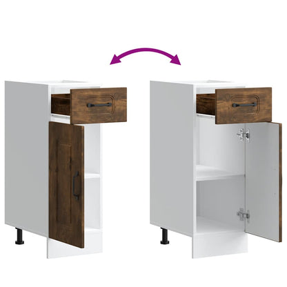 Kjøkkeninnredning Underskap Kalmar Røkt eik