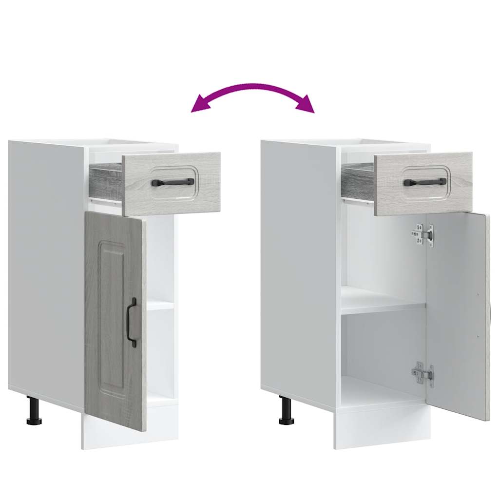 Kjøkkeninnredning Underskap Kalmar Sonoma Grå