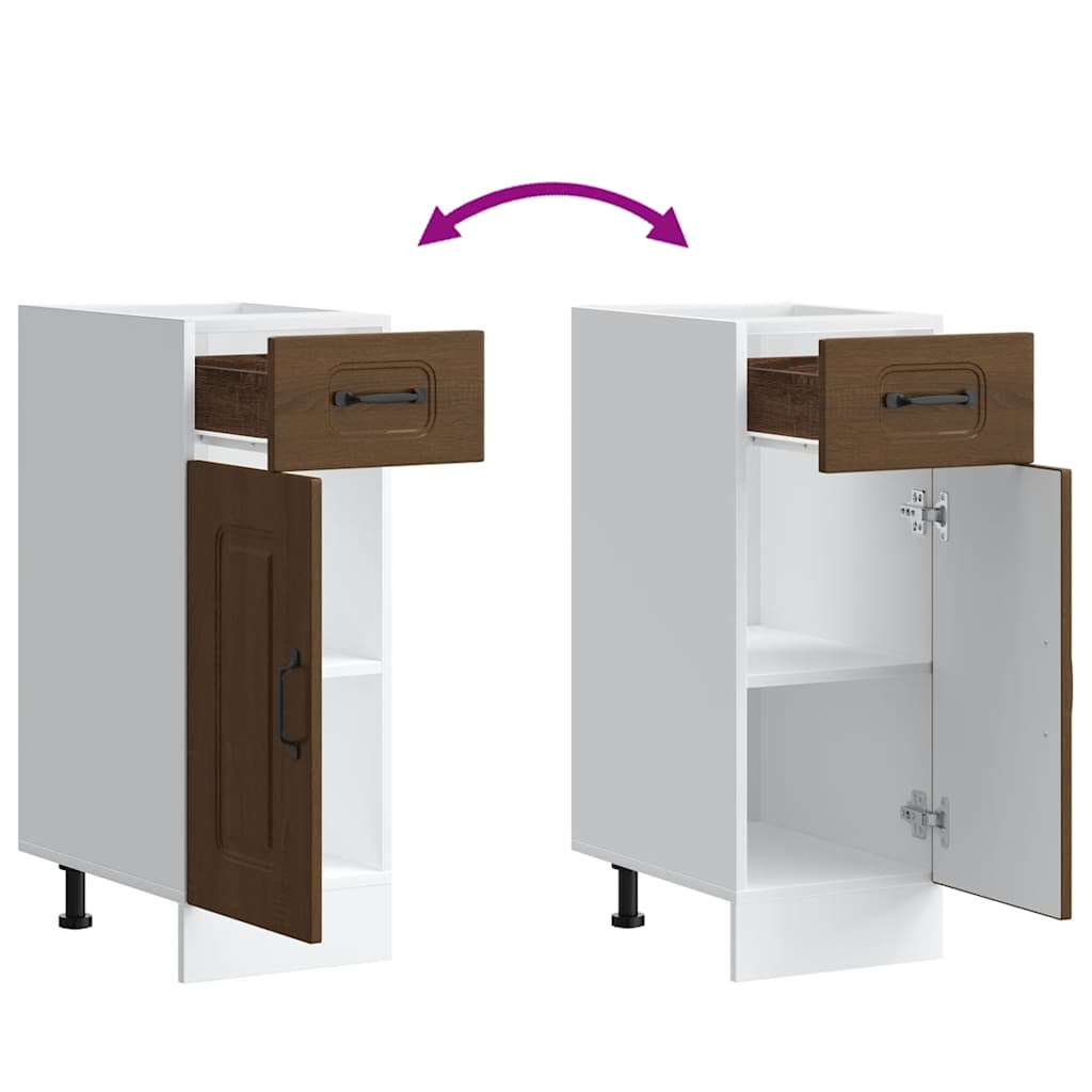 Kjøkkeninnredning Underskap Kalmar Brun eik