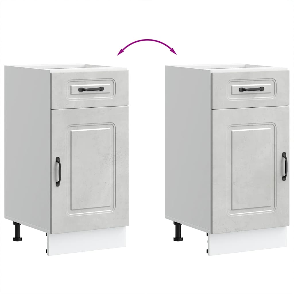 Kjøkkeninnredning Underskap Kalmar Betonggrå