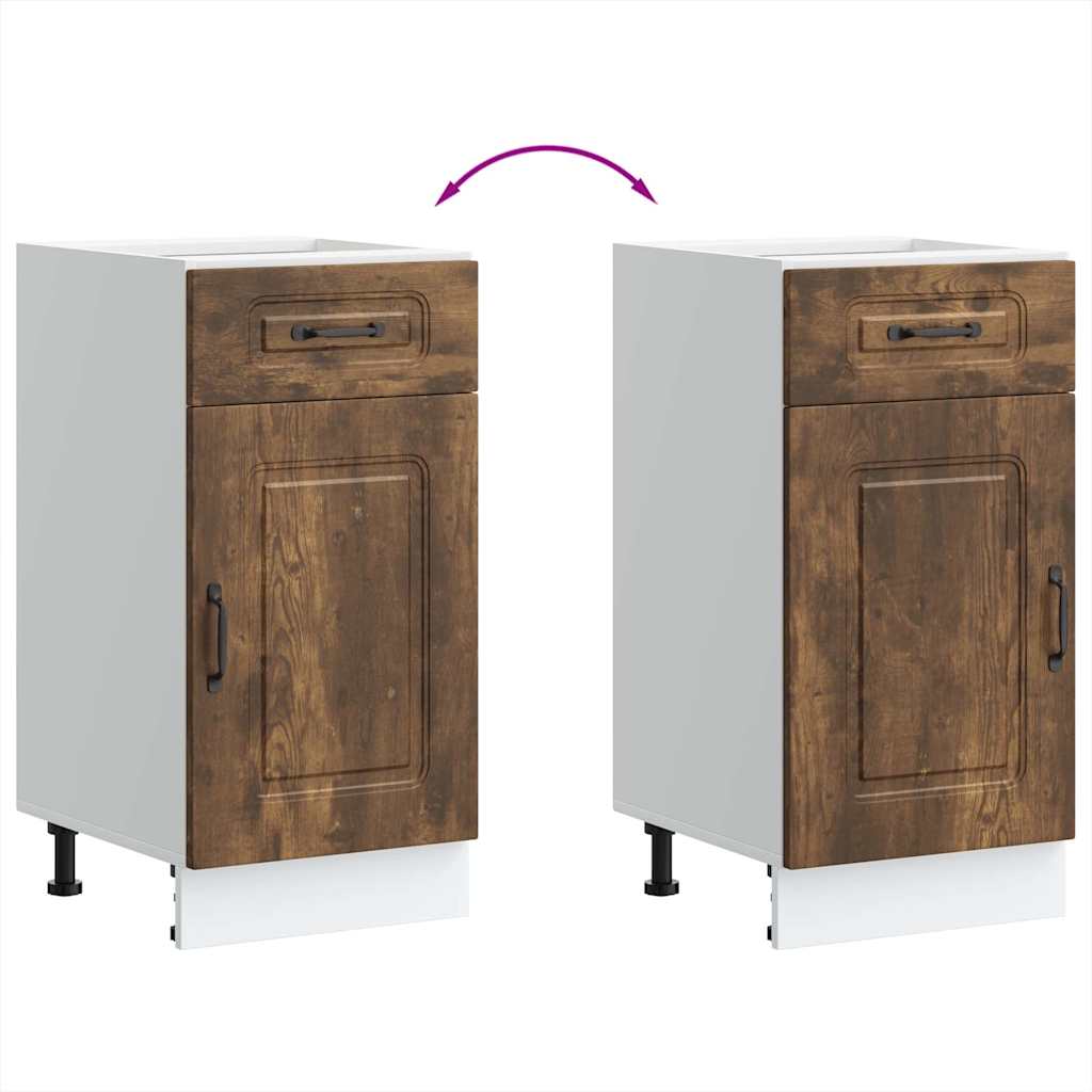 Kjøkkeninnredning Underskap Kalmar Røkt Eik