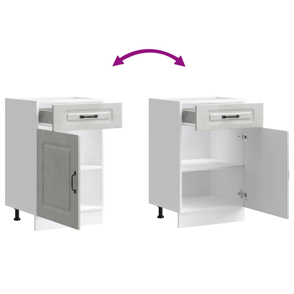 Kjøkkeninnredning Underskap Kalmar Betonggrå