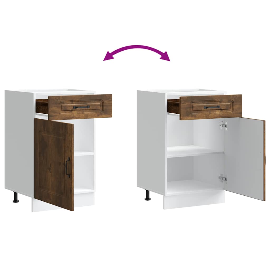 Kjøkkeninnredning Underskap Kalmar Røkt Eik