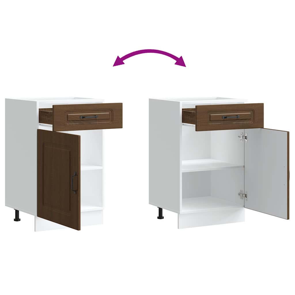 Kjøkkeninnredning Underskap Kalmar Brun Eik