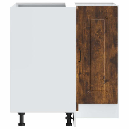 Kjøkkeninnredning Underskap Kalmar Røkt Eik Hjørne