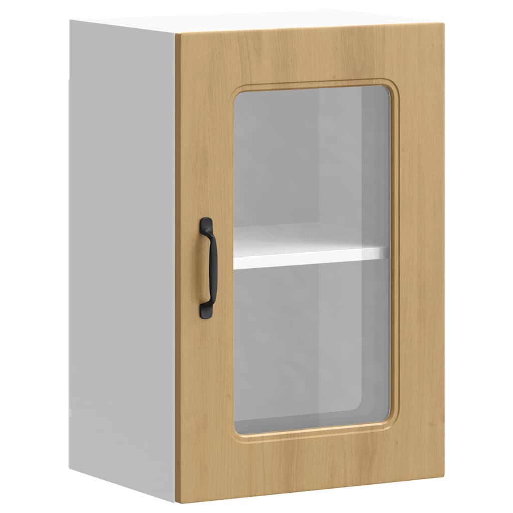 Kjøkkeninnredning Overskap med glassdør Kalmar Artisan Eik