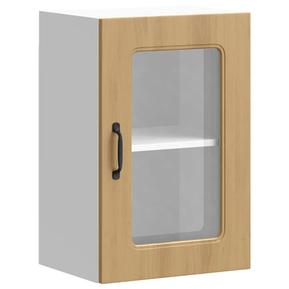 Kjøkkeninnredning Overskap med glassdør Kalmar Artisan Eik