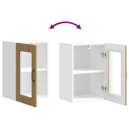 Kjøkkeninnredning Overskap med glassdør Kalmar Artisan Eik