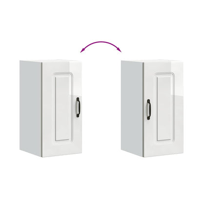 Kjøkkeninnredning Overskap veggskap Kalmar Høyglans hvit