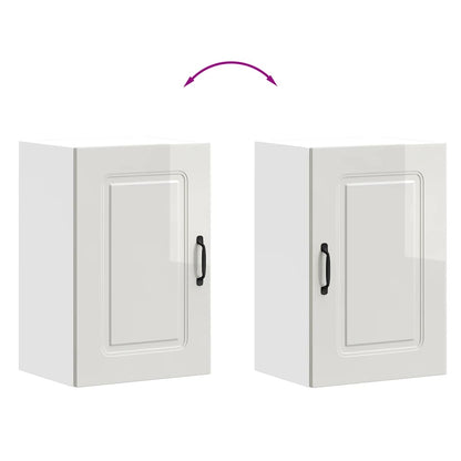 Kjøkkeninnredning Overskap veggskap Kalmar Høyglans hvit