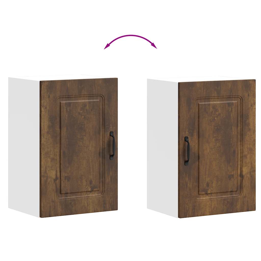 Kjøkkeninnredning Overskap veggskap Kalmar Røkt eik