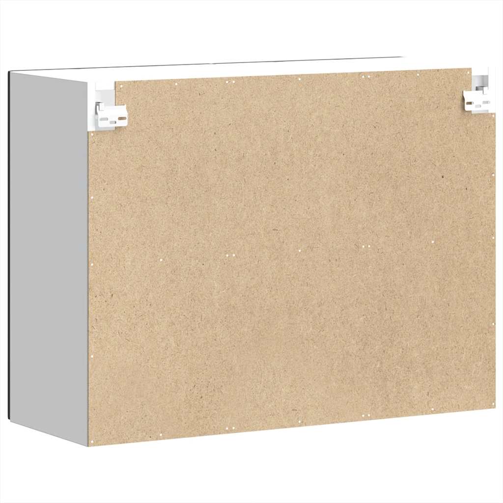 Kjøkkeninnredning Overskap Kalmar Svart med glassdør