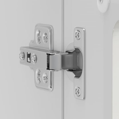 Kjøkkeninnredning Overskap Høyglans Hvit med glassdør