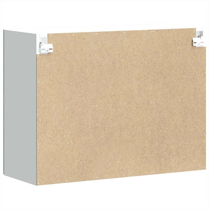 Kjøkkeninnredning Overskap Kalmar Betonggrå med glassdør