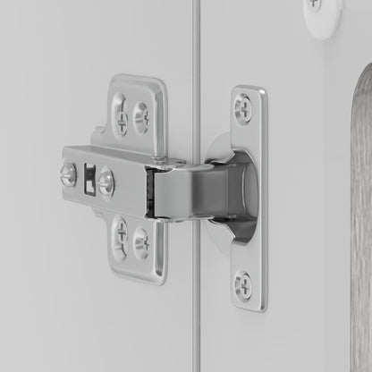 Kjøkkeninnredning Overskap Kalmar Sonoma Grå med glassdør