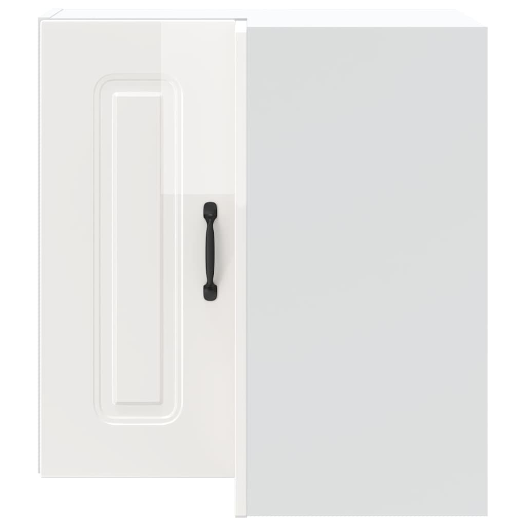 Kjøkkeninnredning Overskap Kalmar Høyglans Hvit Hjørneskap